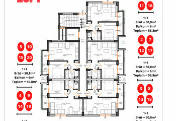 Квартира 1+1 в Алании, Турция | STE-57386