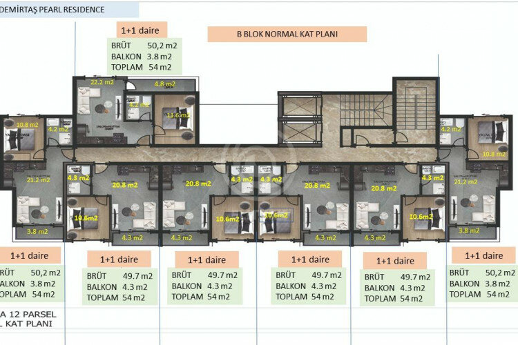 Квартира 4+1 в Алании, Турция | STE-57390