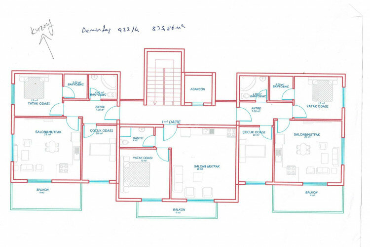 Квартира 2+1 в Алании, Турция | STE-57396