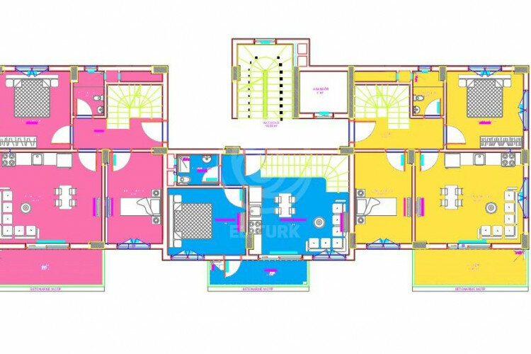 Квартира 2+1 в Алании, Турция | STE-57396