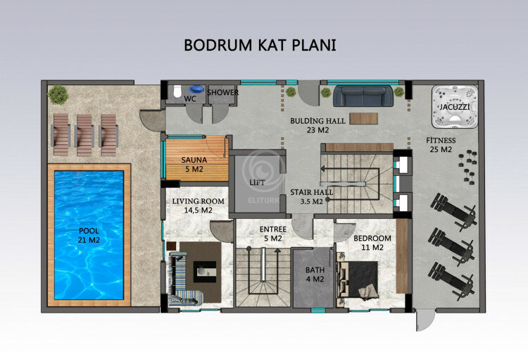 Квартира 3+1 в Алании, Турция | PTE-57414