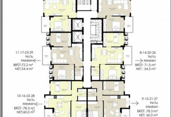 Квартира 3+1 в Алании, Турция | PTE-57418