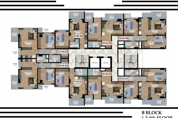 Квартира 3+1 в Алании, Турция | STE-57423