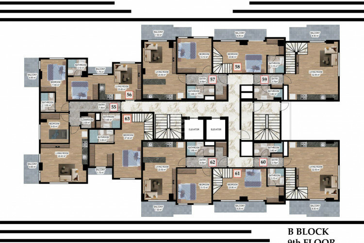 Квартира 3+1 в Алании, Турция | STE-57423