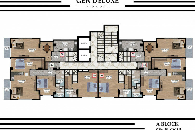 Квартира 3+1 в Алании, Турция | STE-57423