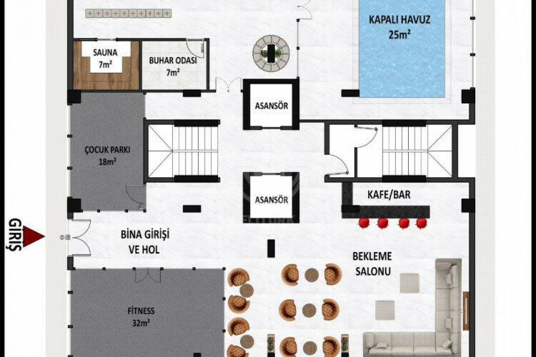 Квартира 3+1 в Алании, Турция | SBB-57430