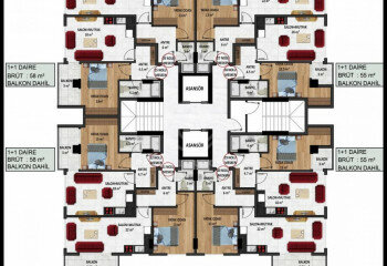 Квартира 3+1 в Алании, Турция | SBB-57430