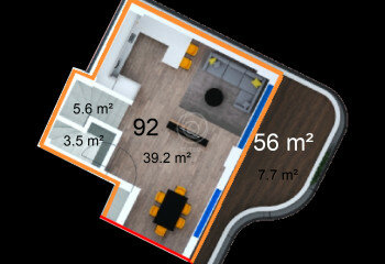 Квартира 2+1 в Газипаше, Турция | PBB-57468