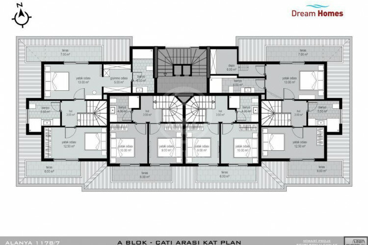 Квартира 2+1 в Алании, Турция | STE-57475