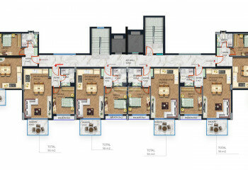 Квартира 1+1 в Газипаше, Турция | SBB-57488