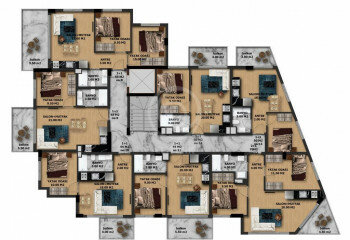 Квартира 3+1 в Алании, Турция | STE-57500