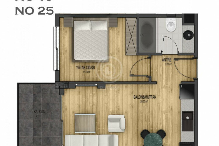 Квартира 3+1 в Алании, Турция | PTE-57576