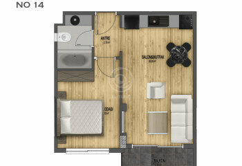 Квартира 3+1 в Алании, Турция | PTE-57576