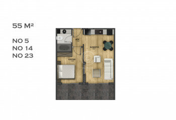 Квартира 1+1 в Алании, Турция | PBB-57573