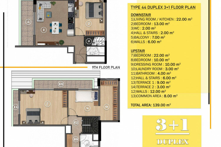 Квартира 1+1 в Алании, Турция | PBB-57610