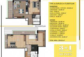 Квартира 1+1 в Алании, Турция | PBB-57610