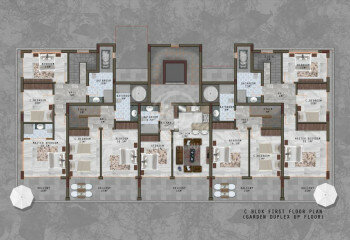 Квартира 2+1 в Алании, Турция | SBB-57661