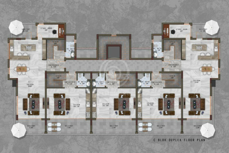 Квартира 4+1 в Алании, Турция | PKK-57660