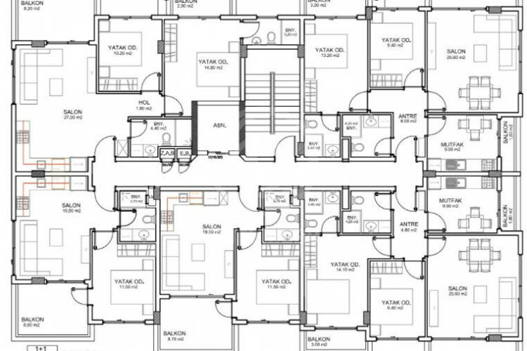 Квартира 1+1 в Алании, Турция | PTE-57676