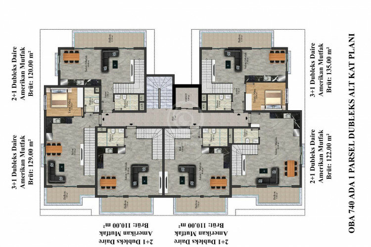 Квартира 2+1 в Алании, Турция | PBB-57714