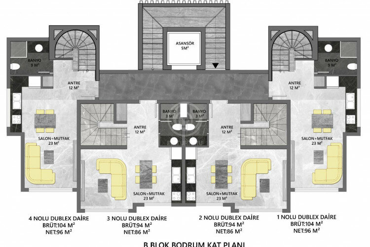 Квартира 2+1 в Алании, Турция | PBB-57721