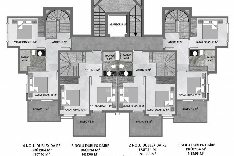 Квартира 2+1 в Алании, Турция | SBB-57724