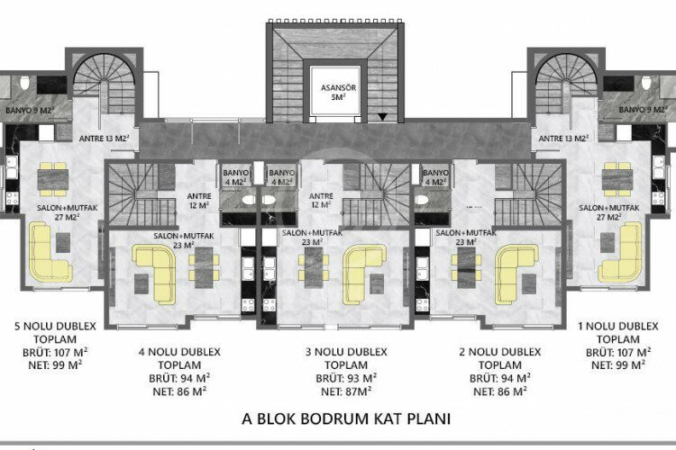 Квартира 2+1 в Алании, Турция | SBB-57724