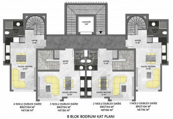 Квартира 2+1 в Алании, Турция | SBB-57724