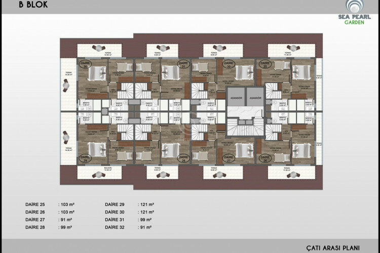 Квартира 1+1 в Алании, Турция | PTE-57750