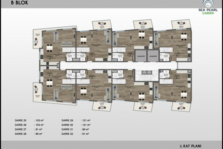 Квартира 2+1 в Алании, Турция | PBB-57748