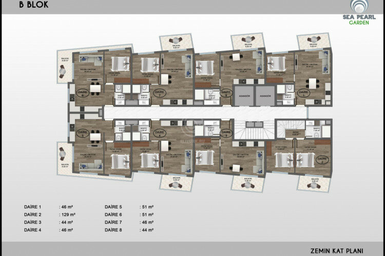 Квартира 2+1 в Алании, Турция | PBB-57748