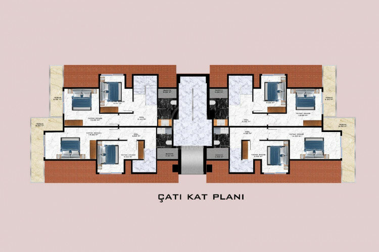 Квартира 2+1 в Алании, Турция | STE-57763