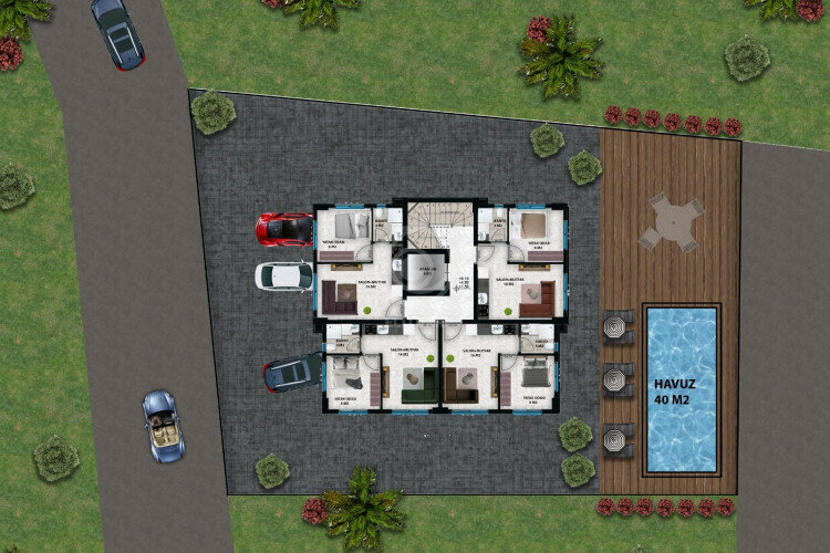 Квартира 2+1 в Алании, Турция | PBB-57801