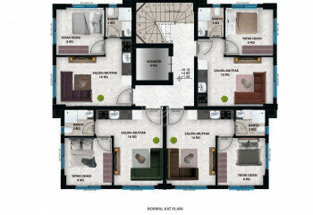 Квартира 2+1 в Алании, Турция | PBB-57801