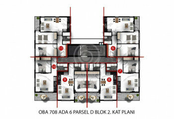 Квартира 1+1 в Алании, Турция | SBB-57880