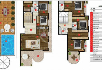 Квартира 4+1 в Алании, Турция | PKK-57910