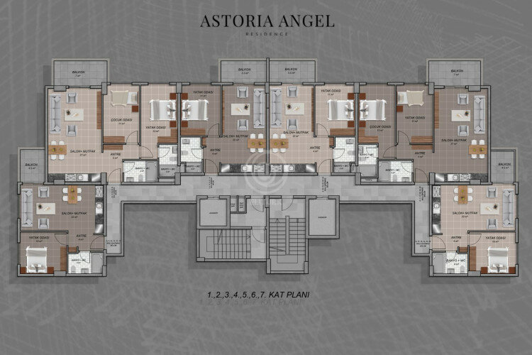 Квартира 5+1 в Алании, Турция | PBB-58013