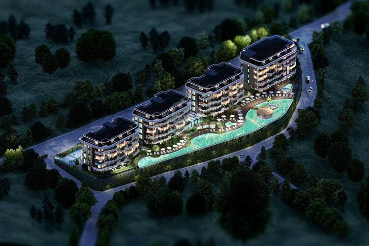 Квартира 1+1 в Алании, Турция | PTE-58112