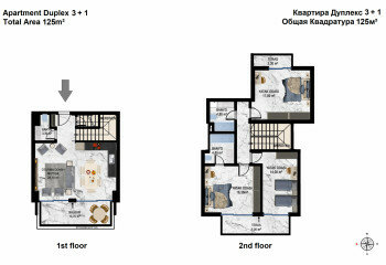 Квартира 1+1 в Алании, Турция | SBB-58200