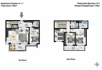 Квартира 1+1 в Алании, Турция | SBB-58200