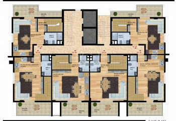 Квартира 1+1 в Алании, Турция | SBB-58228