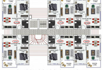 Квартира 2+1 в Алании, Турция | SBB-58242