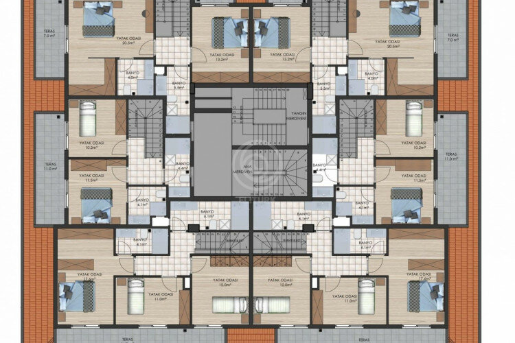 Квартира 4+1 в Алании, Турция | STE-58254