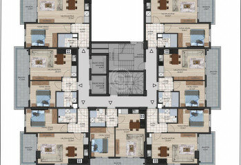 Квартира 4+1 в Алании, Турция | STE-58254