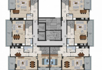 Квартира 4+1 в Алании, Турция | STE-58254