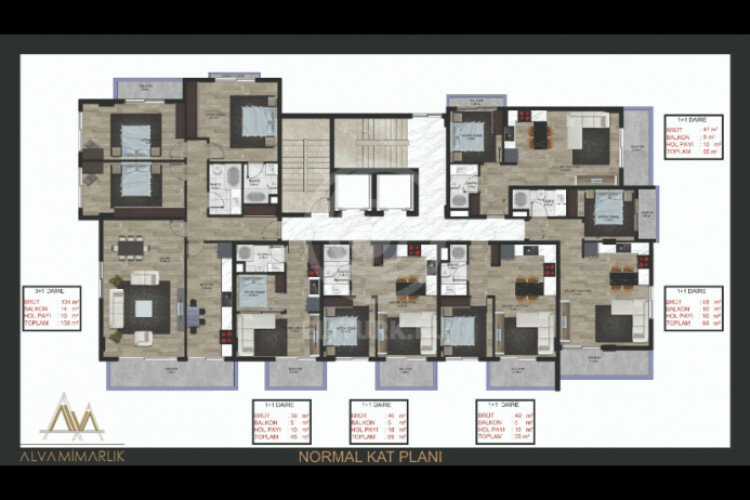 Квартира 1+1 в Алании, Турция | PBB-58312