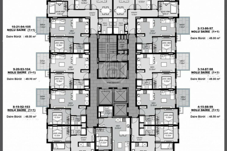 Квартира 3+1 в Алании, Турция | PBB-58342