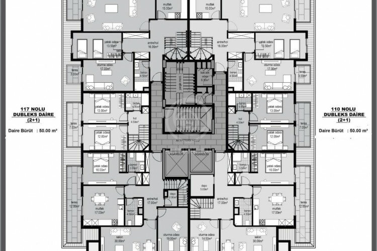 Квартира 3+1 в Алании, Турция | PBB-58342