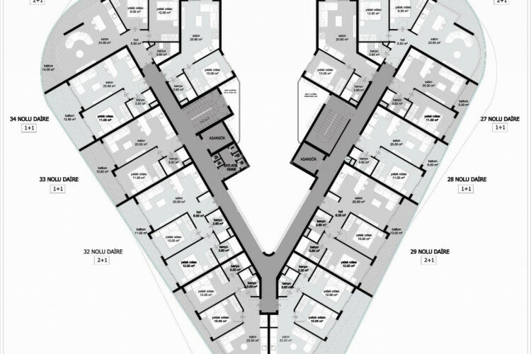 Квартира 2+1 в Алании, Турция | SBB-58476