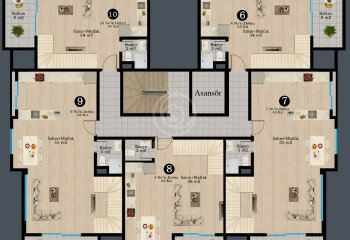 Квартира 2+1 в Алании, Турция | STE-58528